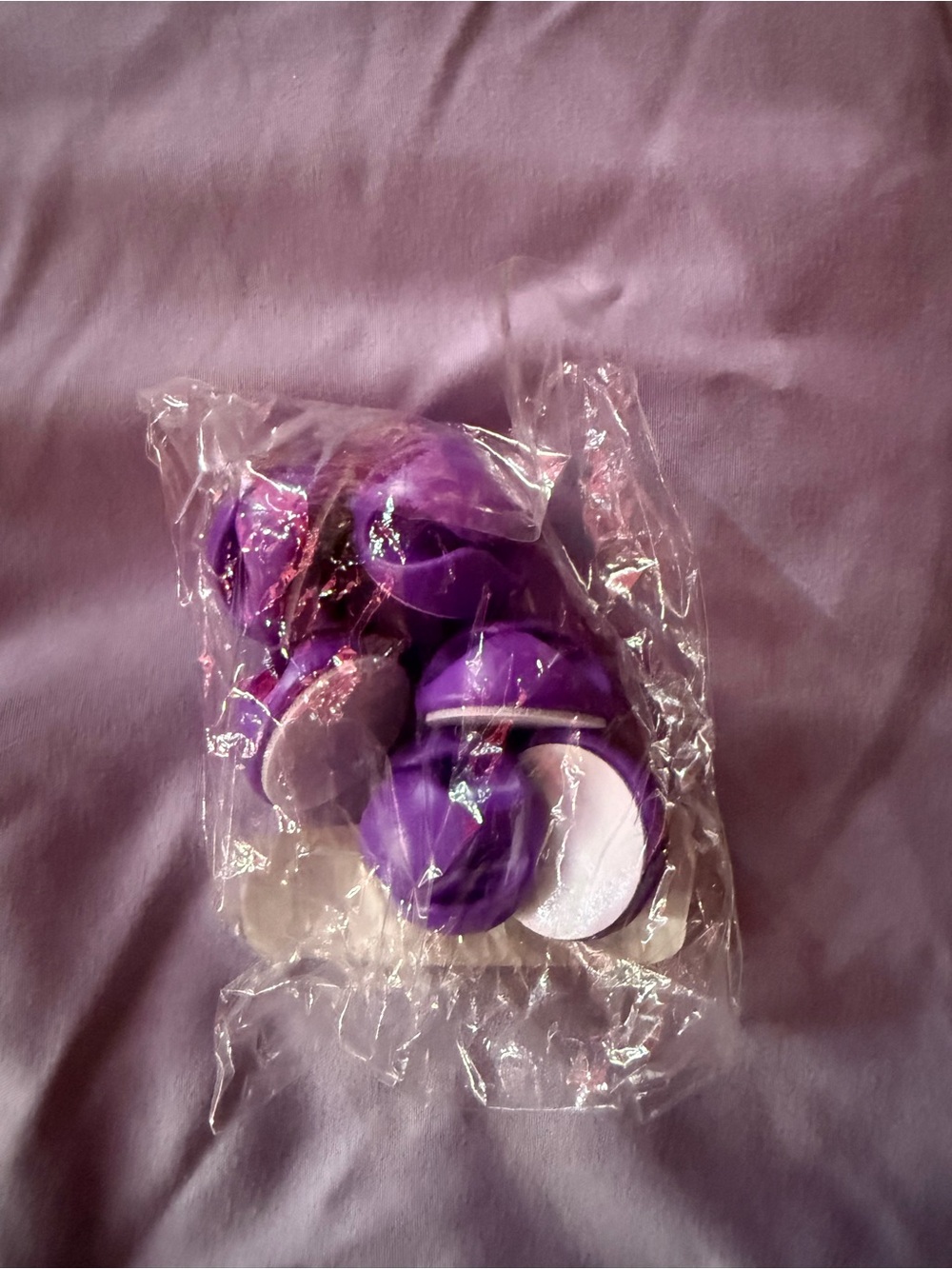 Set of Purple wire charger holders